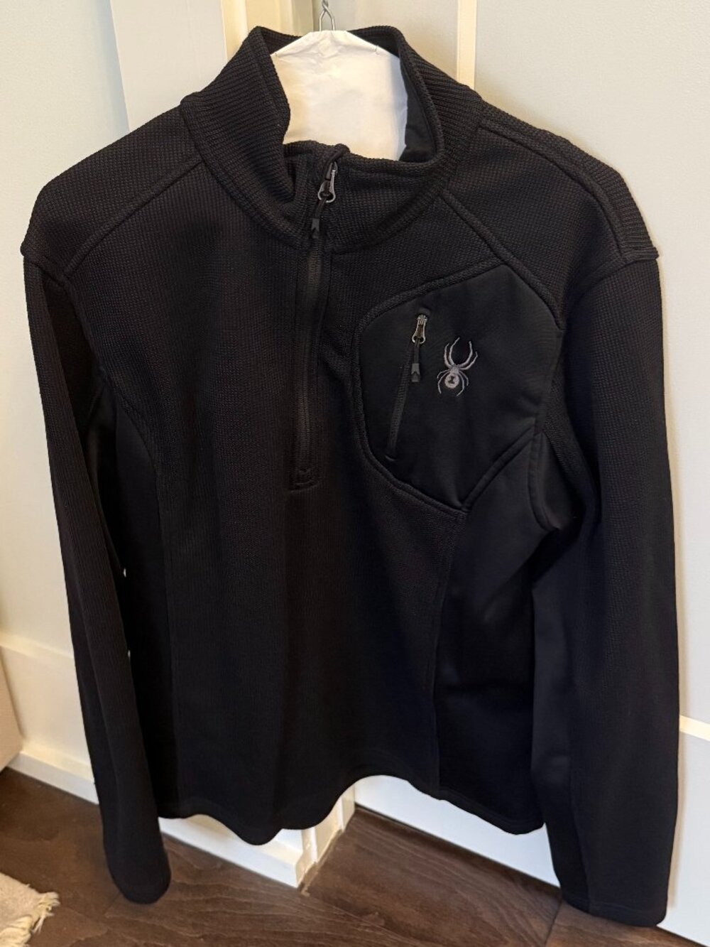 Black Spyder Quarter-Zip - Men's Medium